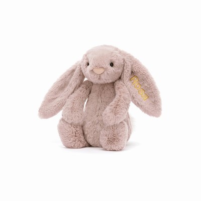 Jellycat Bashful Luxe Bunny Rosa Medium USA | 53467ANUC